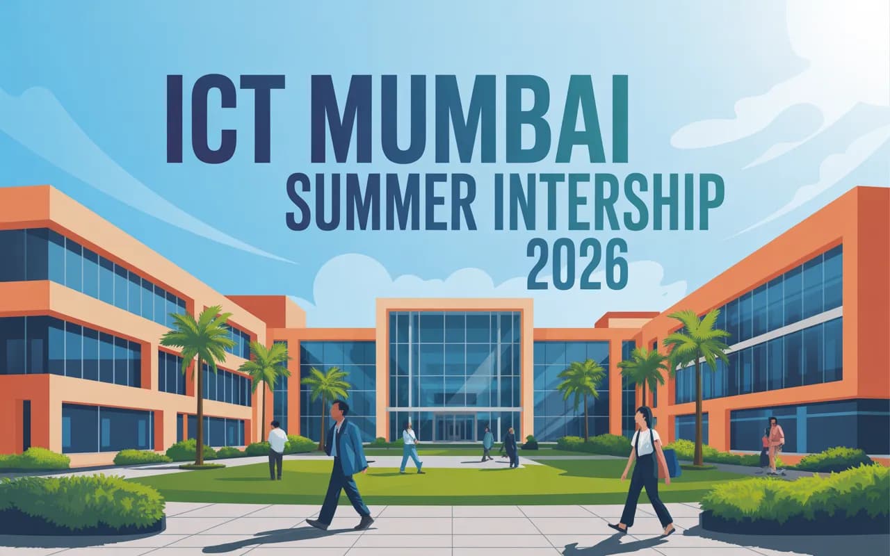 ICT Mumbai Summer Internship 2026: 6‑Week Chemical Engg Research