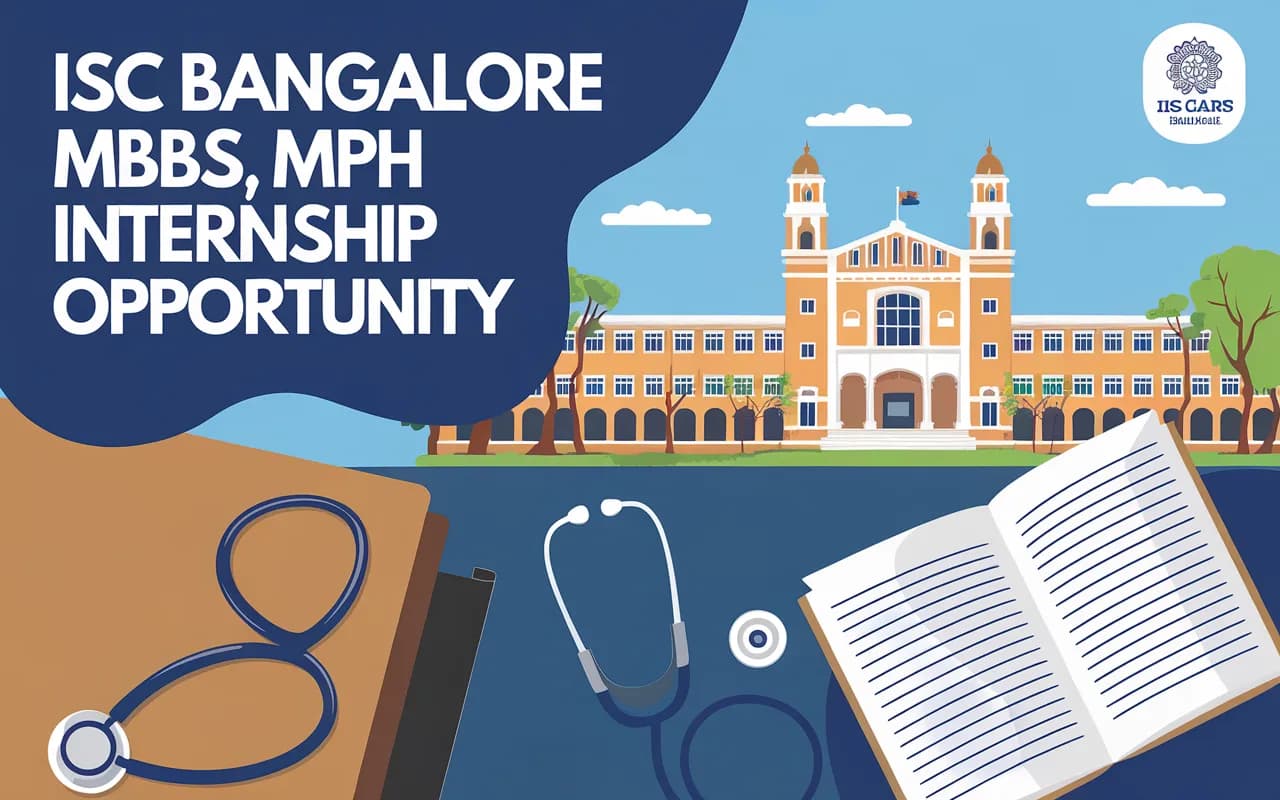IISc MBBS MPH Internship 2026: Stipend & Eligibility