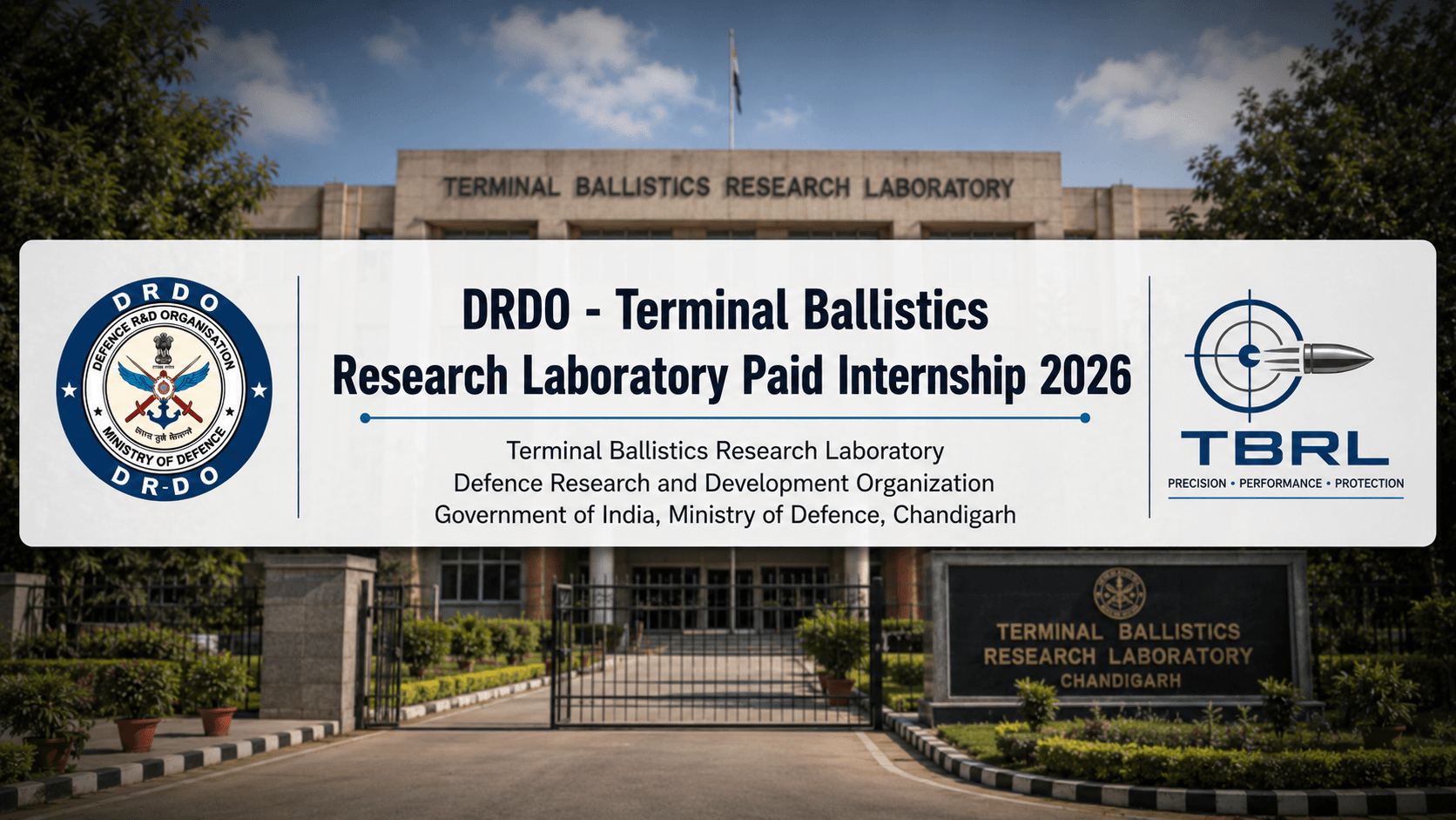 DRDO TBRL Paid Internship 2026