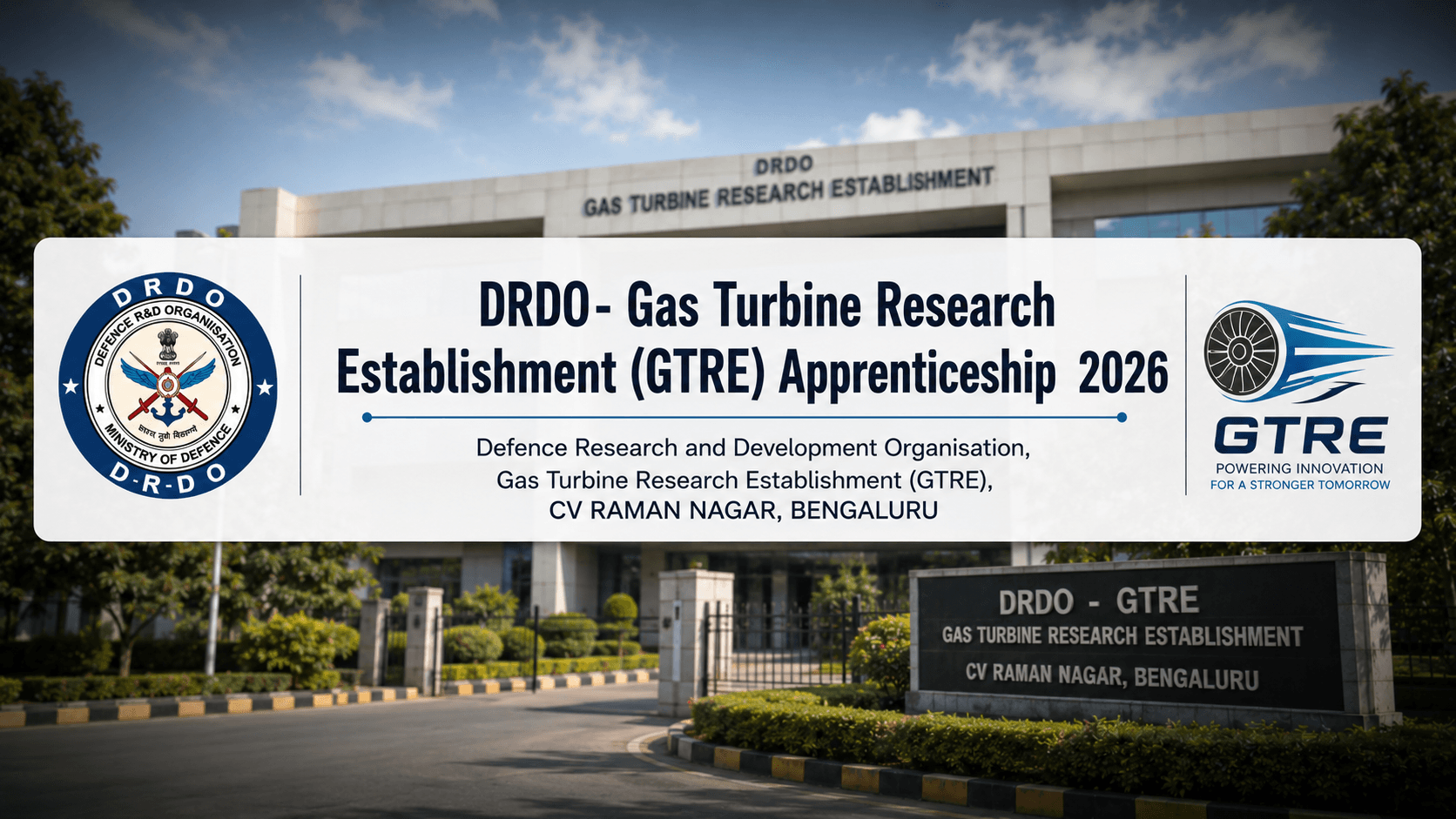 DRDO GTRE Apprenticeship 2026