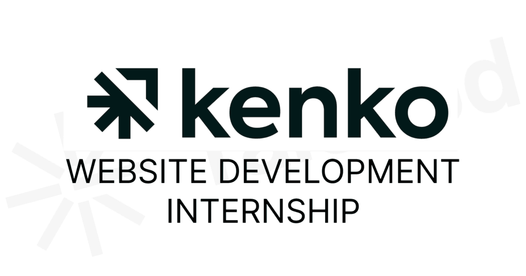 Kenko is hiring Website Development Intern