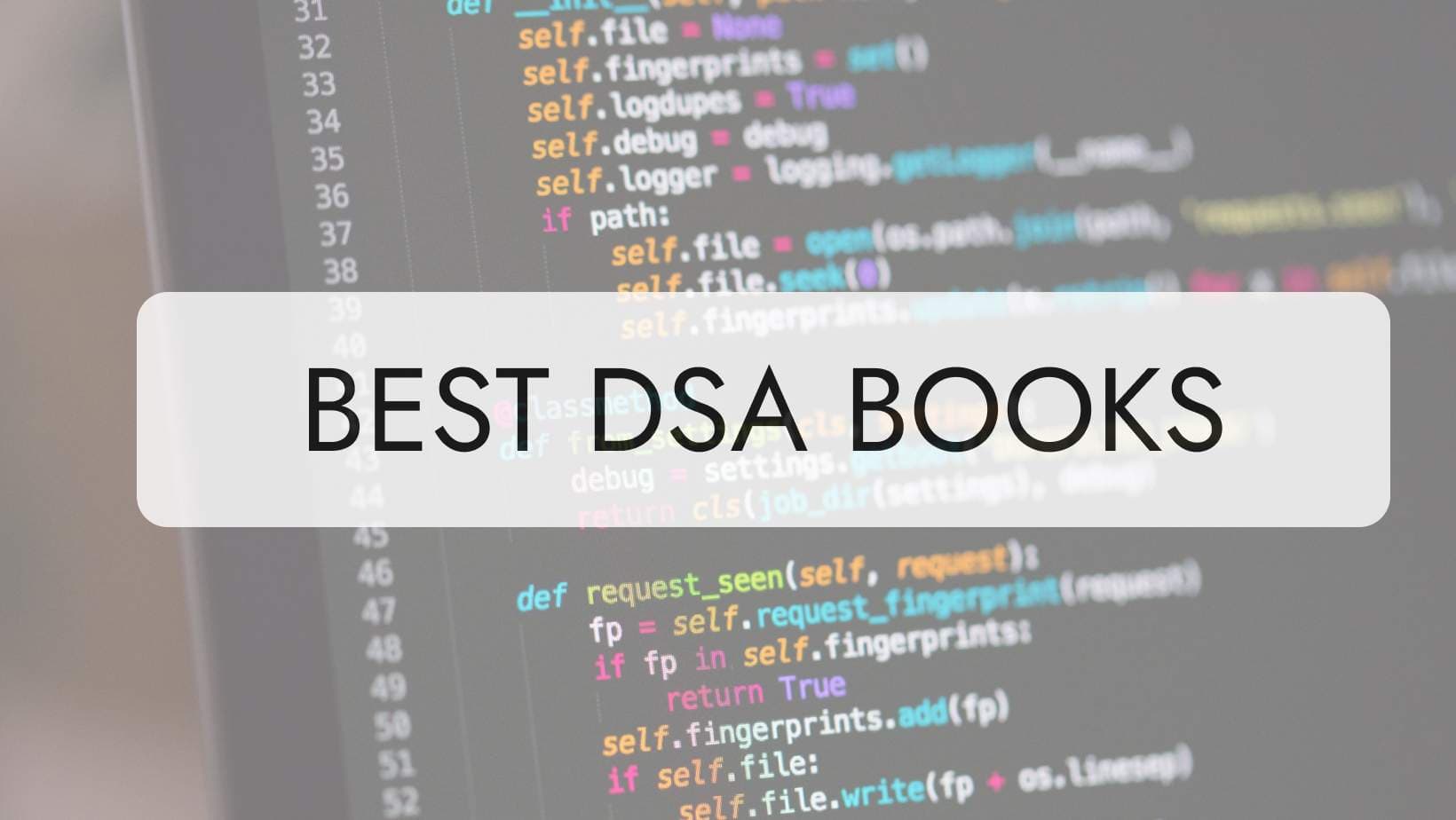 Best DSA Books