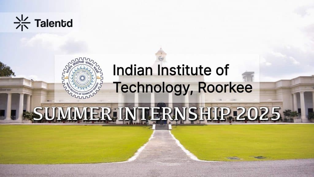 IIT Roorkee Summer Internship 2025 SAFETRIP Lab Eligbility, How to