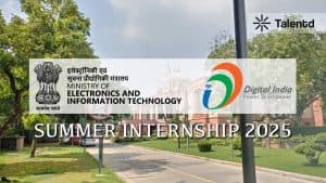 MEITY Summer Internship