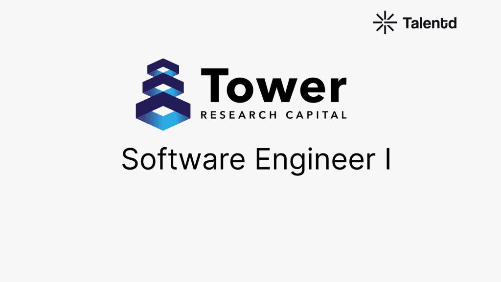 Tower Research Capital Hiring Software Engineers – 2021 to 2024 Batch Eligible[37LPA]