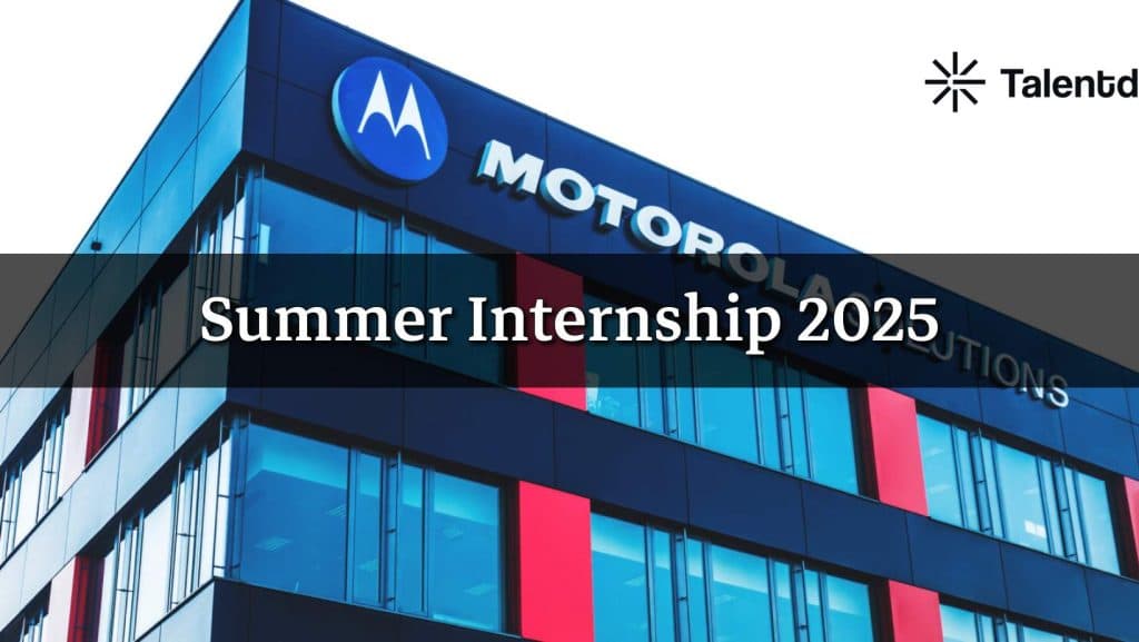 Motorola Solutions Apprentice Trainee 2025 – Eligibility, Stipend, Application Process & More