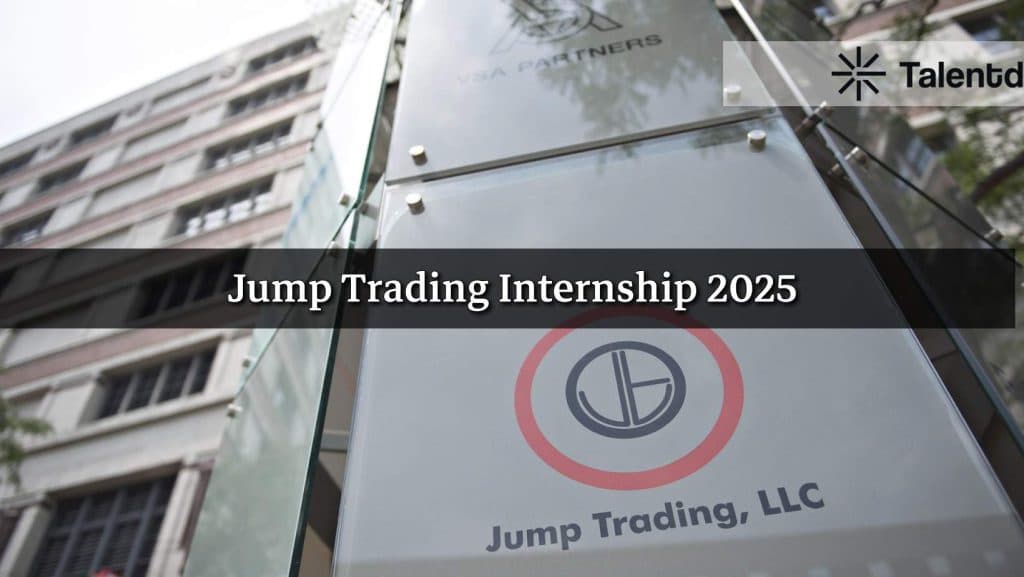 Jump Trading Internship 2025 – Tech Ops Engineer | Check Eligibility, Stipend & Last Date
