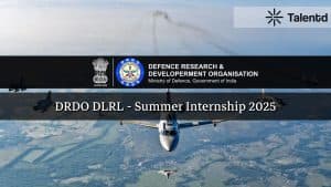 DRDO DLRL Paid Internship 2025