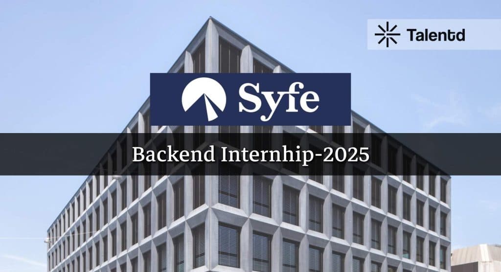 Syfe is hiring Backend Intern | Upto 30K/month | Fresher