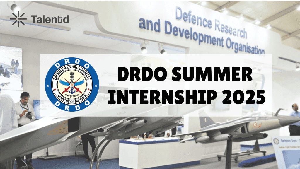 DRDO SUMMER INTERNSHIP 2025