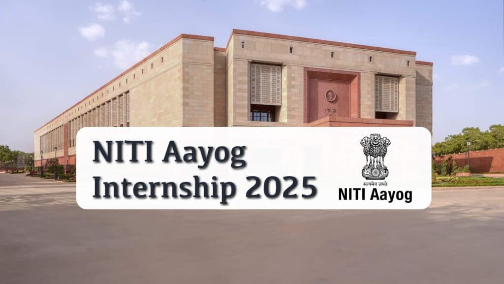 NITI Aayog Summer Internship 2025