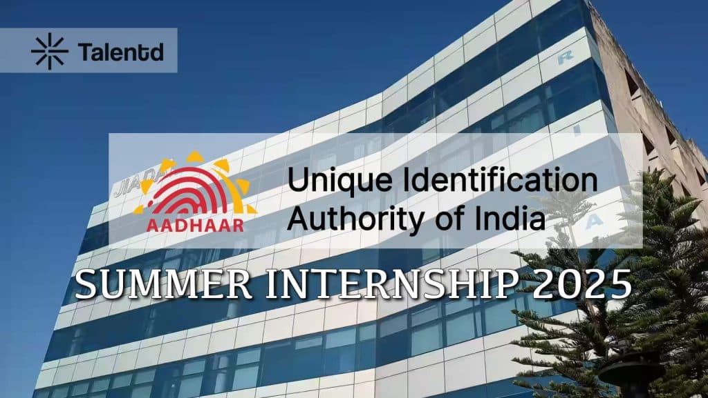 UIDAI Summer Internship