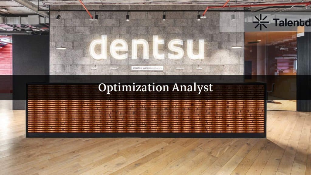 Dentsu is hiring Analyst | Fresher | 8LPA