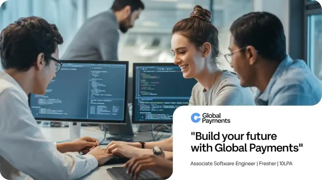 Global Payments is Hiring an Associate Software Engineer | Fresher | 10LPA