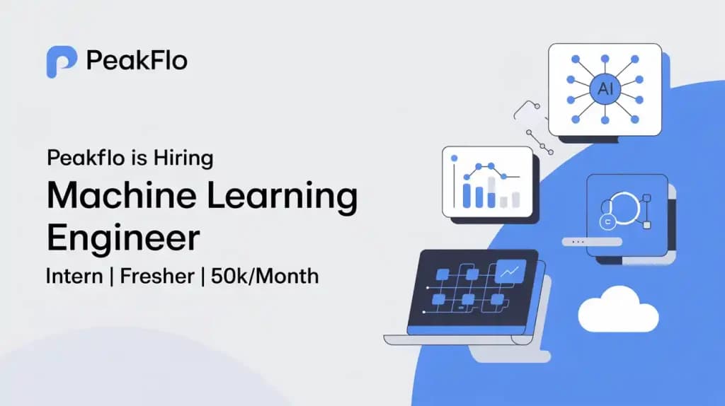 Peakflo is hiring Machine Learning Engineer Intern | Remote | 50k/month