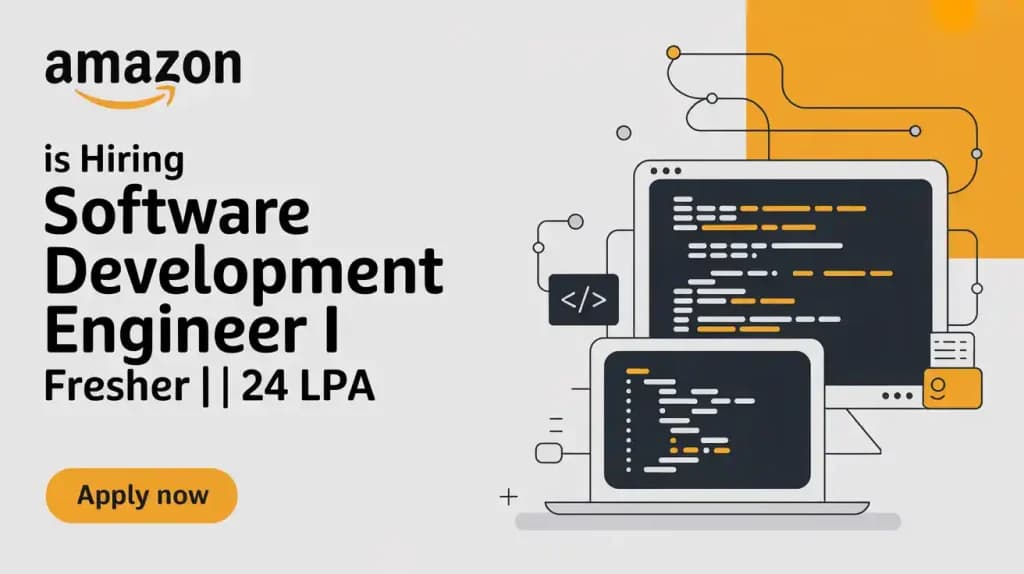 Amazon is hiring Software Development Engineer I Fresher | 24LPA