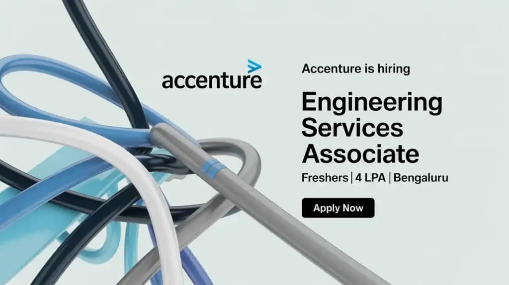 Accenture is Hiring Engineering Services Associate | Freshers | 4LPA
