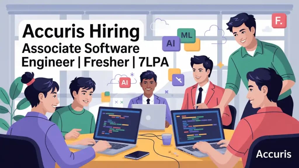 Accuris Hiring Associate Software Engineer | Fresher | 7LPA