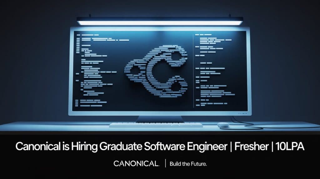 Canonical is Hiring Graduate Software Engineer | Fresher | 10LPA