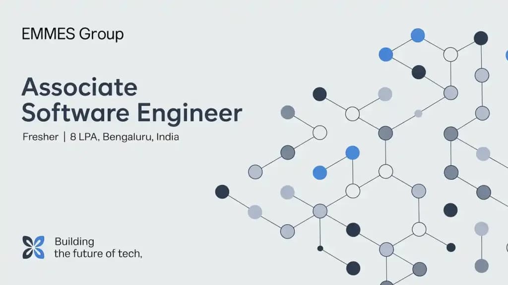 Emmes Group Hiring Associate Software Engineer | Fresher | 8LPA