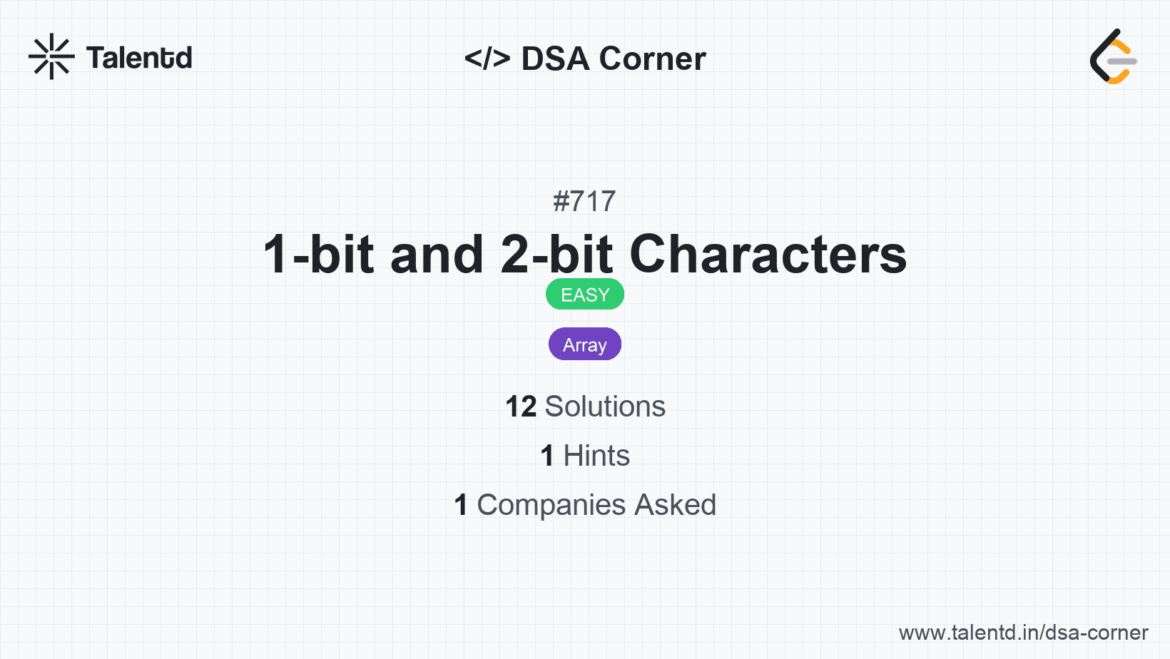 Problem visualization for 1-bit and 2-bit Characters