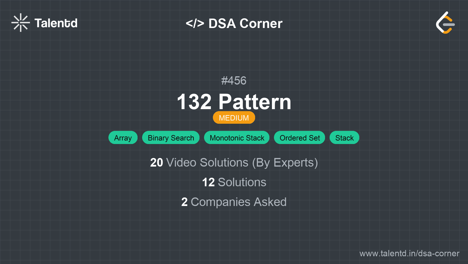 Problem visualization for 132 Pattern