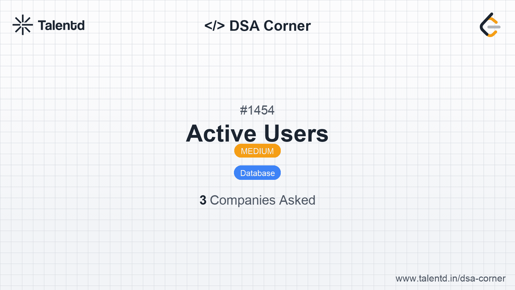 Problem visualization for Active Users
