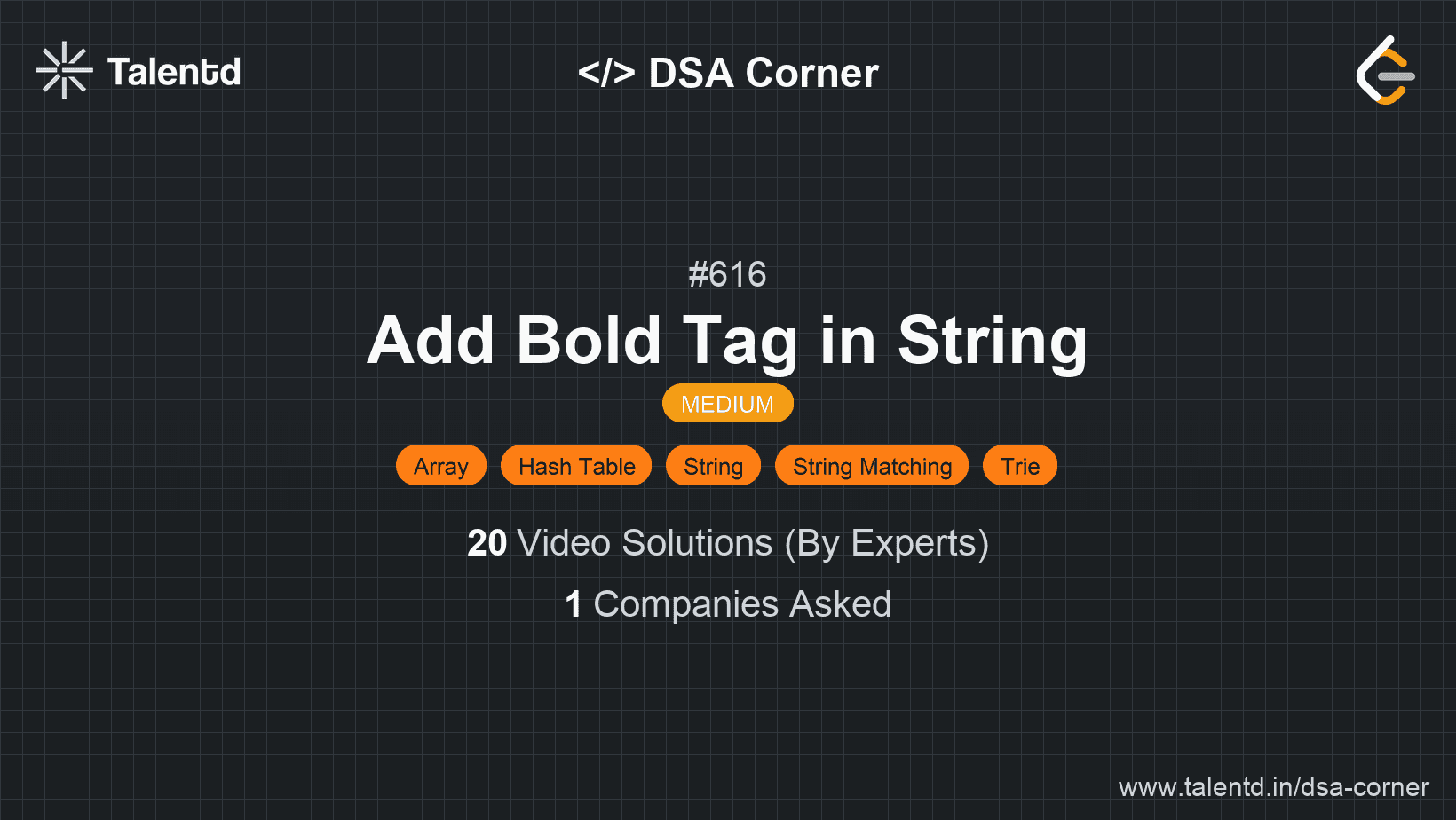 Problem visualization for Add Bold Tag in String