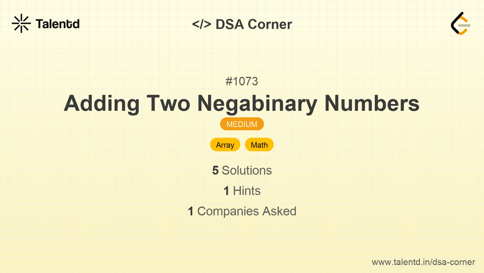 Problem visualization for Adding Two Negabinary Numbers