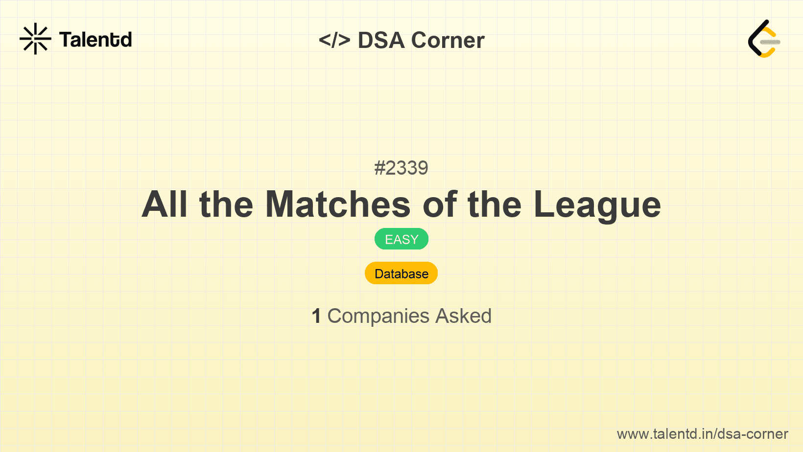 Problem visualization for All the Matches of the League