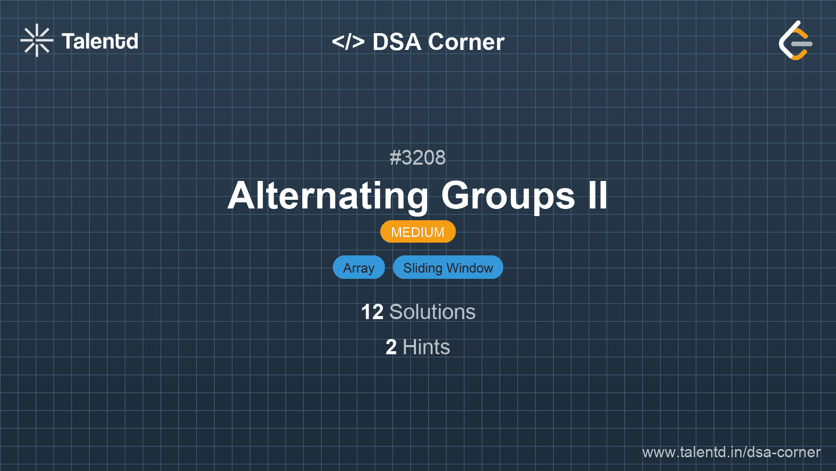 Problem visualization for Alternating Groups II