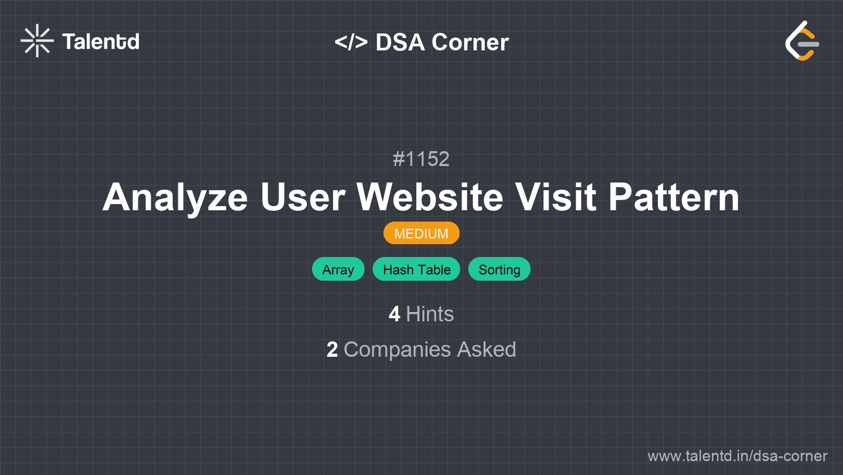 Problem visualization for Analyze User Website Visit Pattern