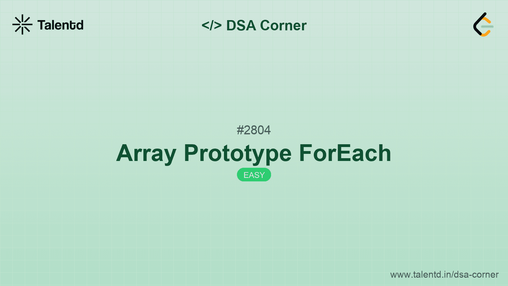Problem visualization for Array Prototype ForEach
