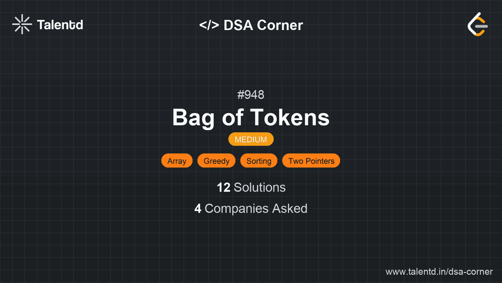 Problem visualization for Bag of Tokens