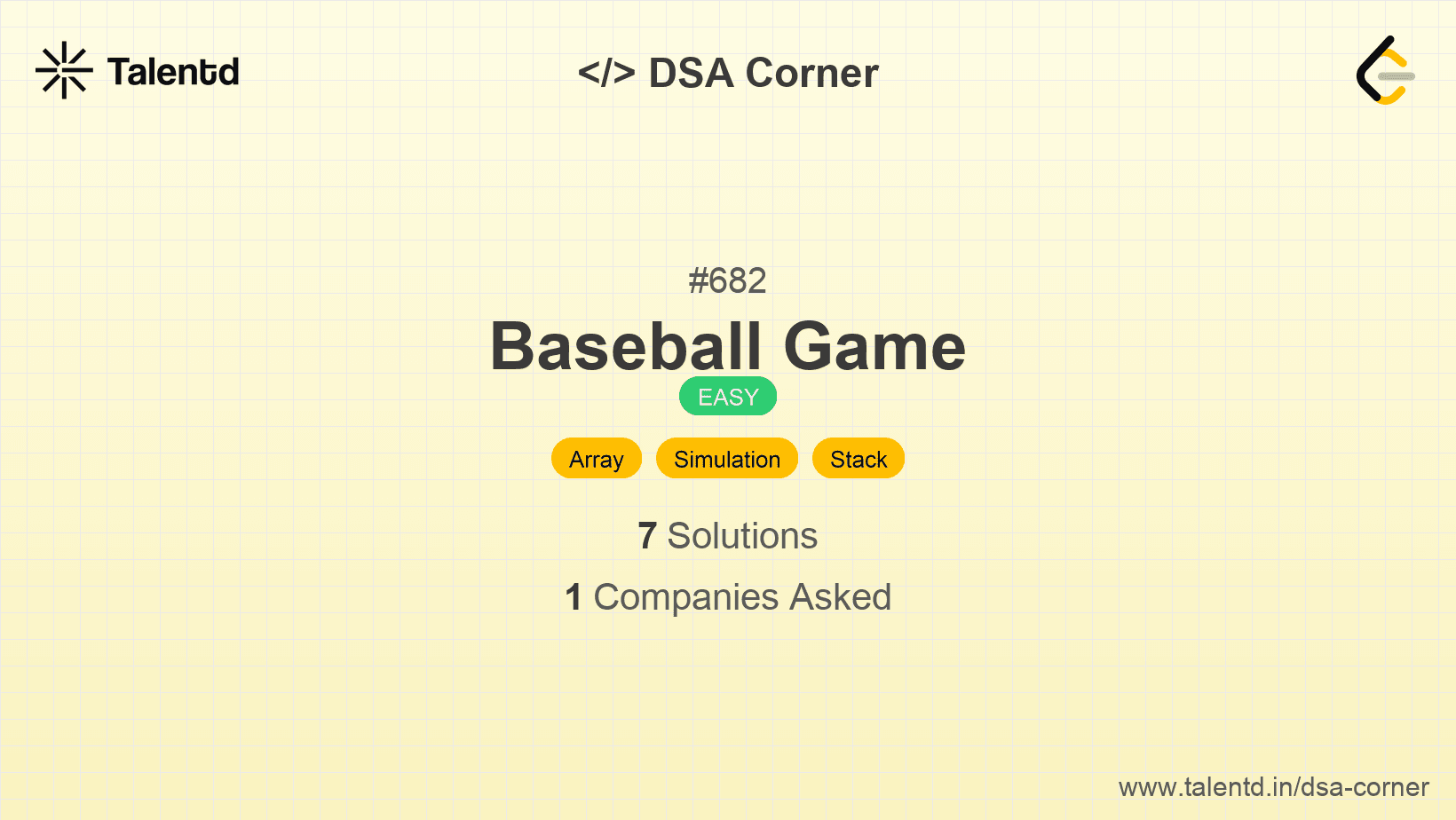 Problem visualization for Baseball Game