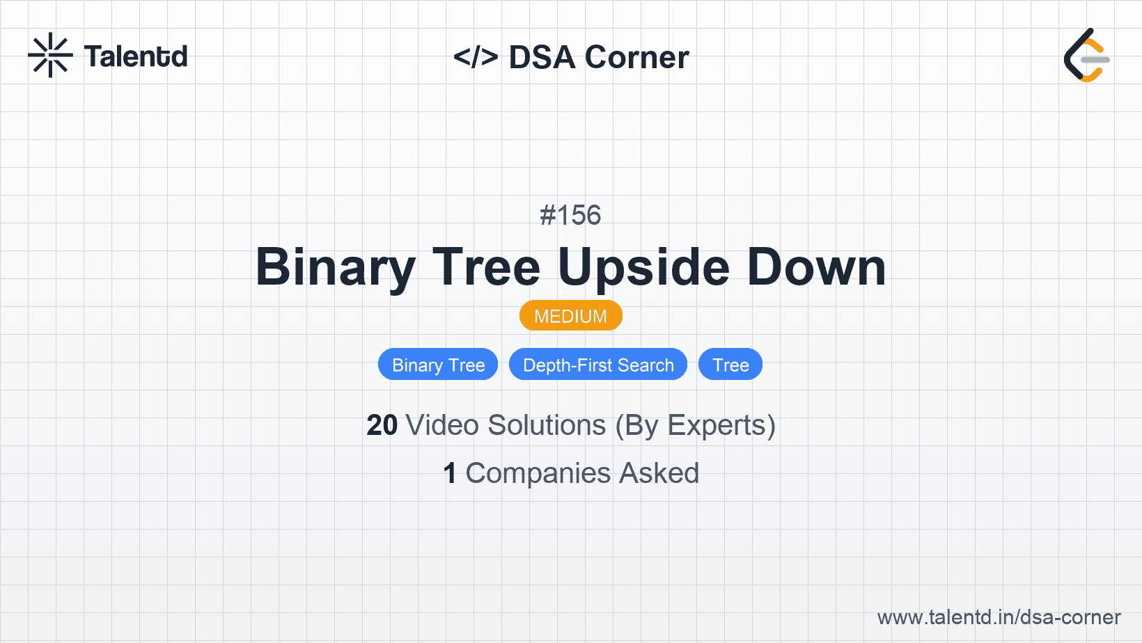Problem visualization for Binary Tree Upside Down