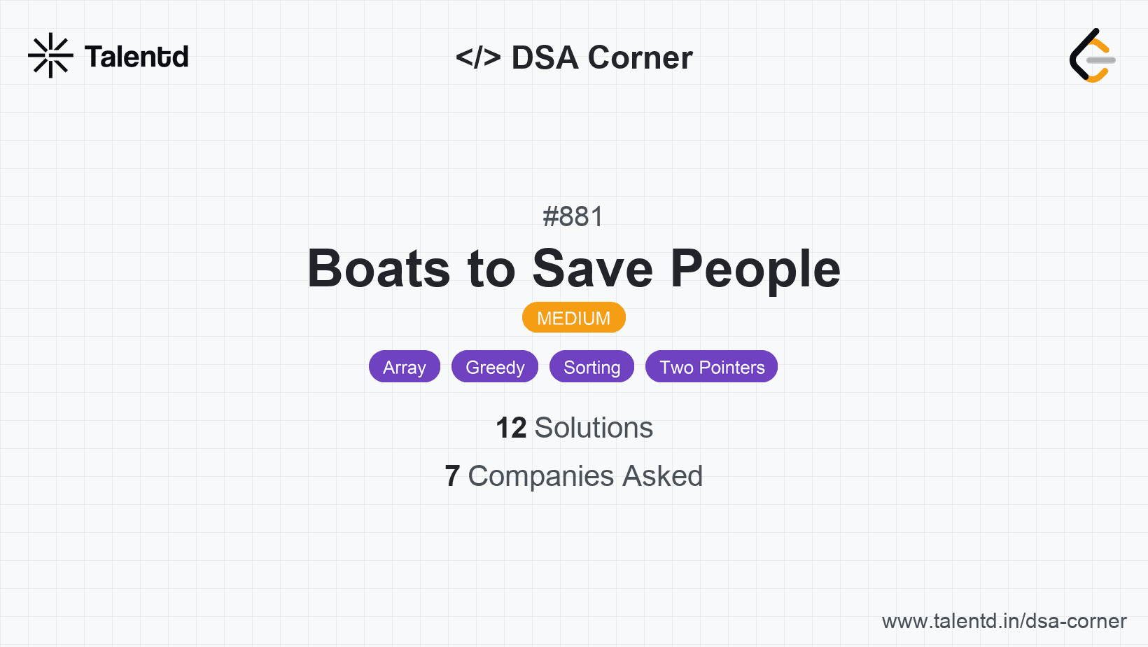 Problem visualization for Boats to Save People