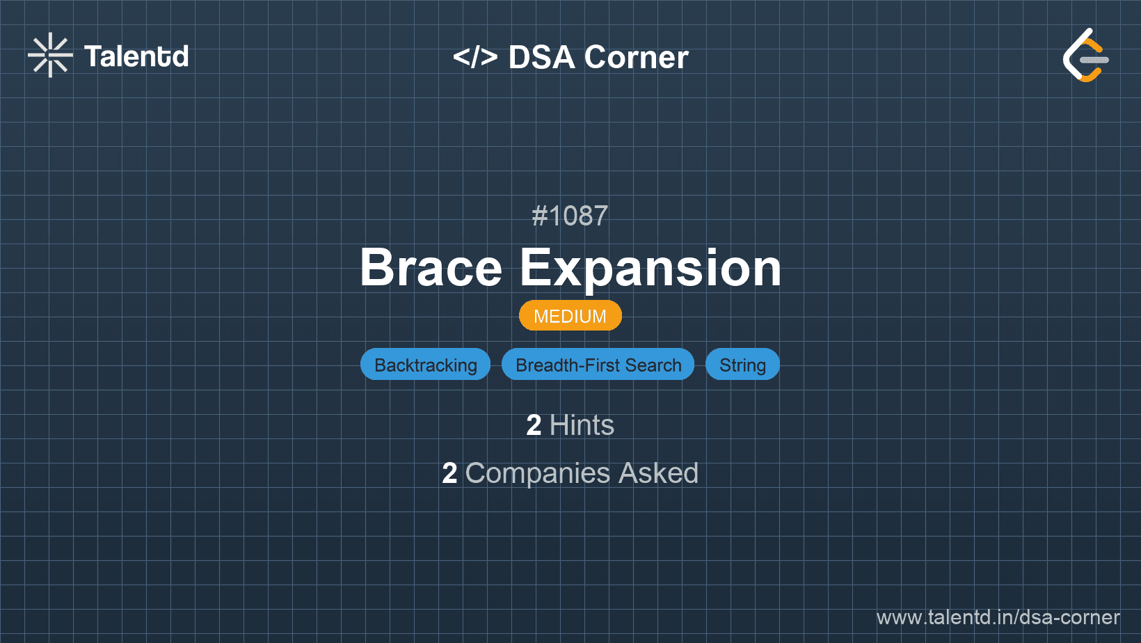 Problem visualization for Brace Expansion
