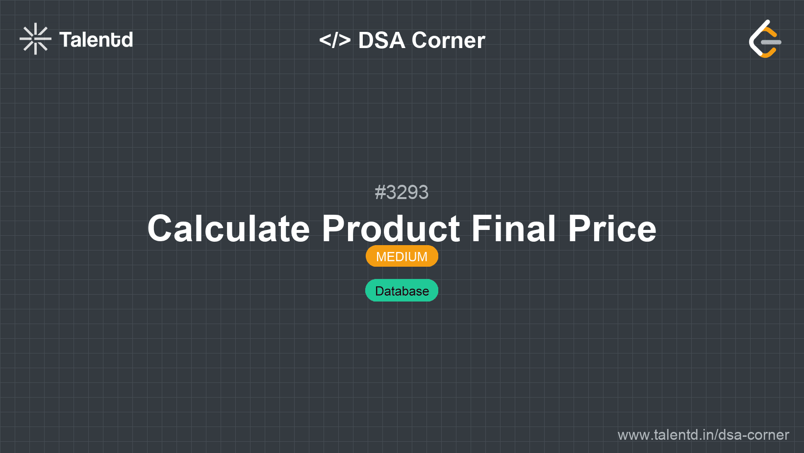 Problem visualization for Calculate Product Final Price