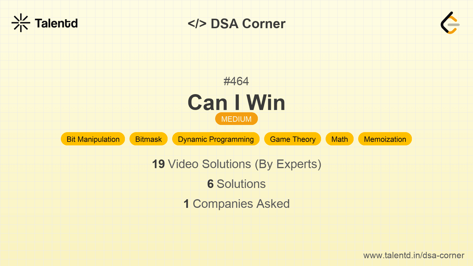 Problem visualization for Can I Win