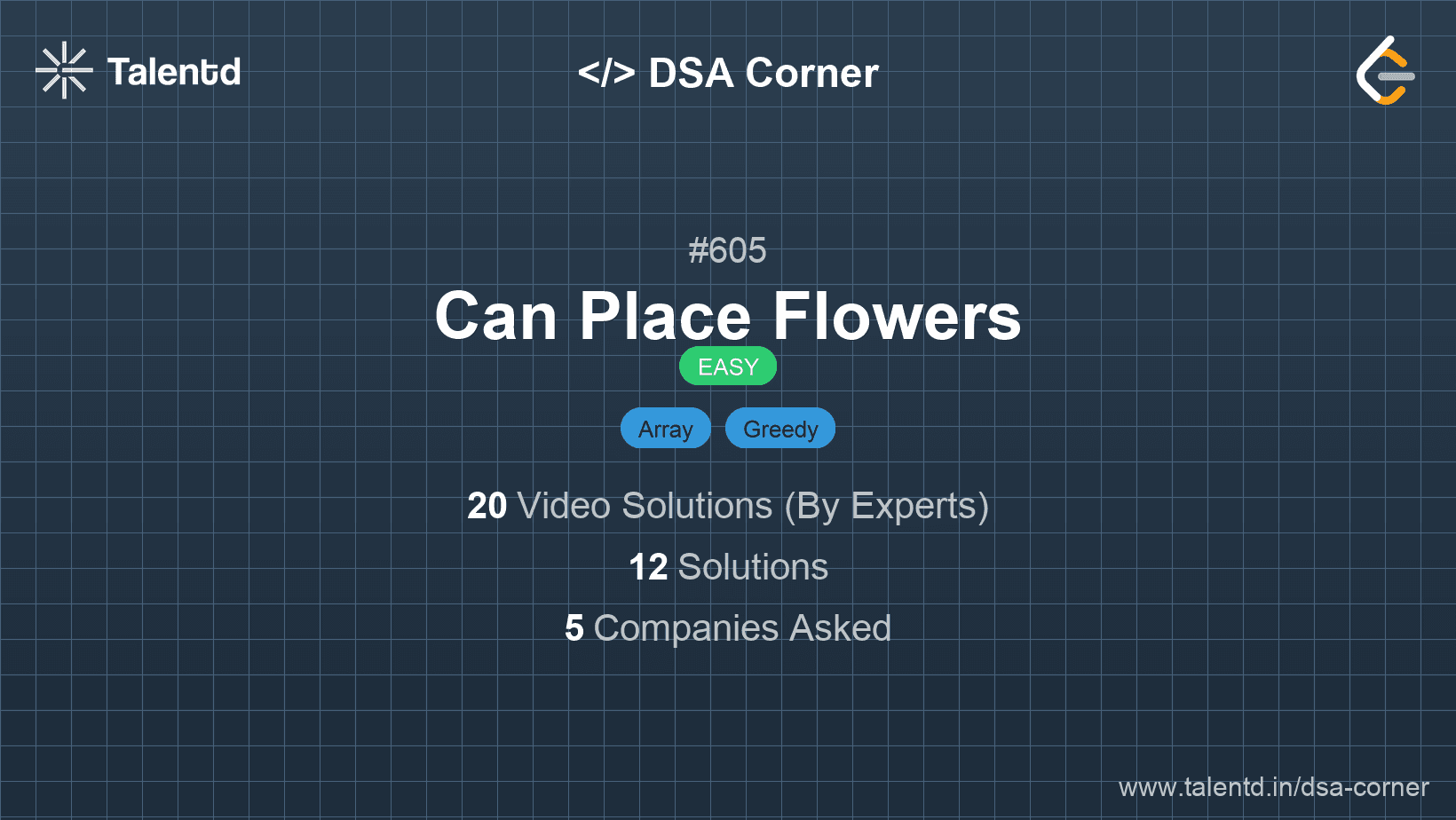 Problem visualization for Can Place Flowers