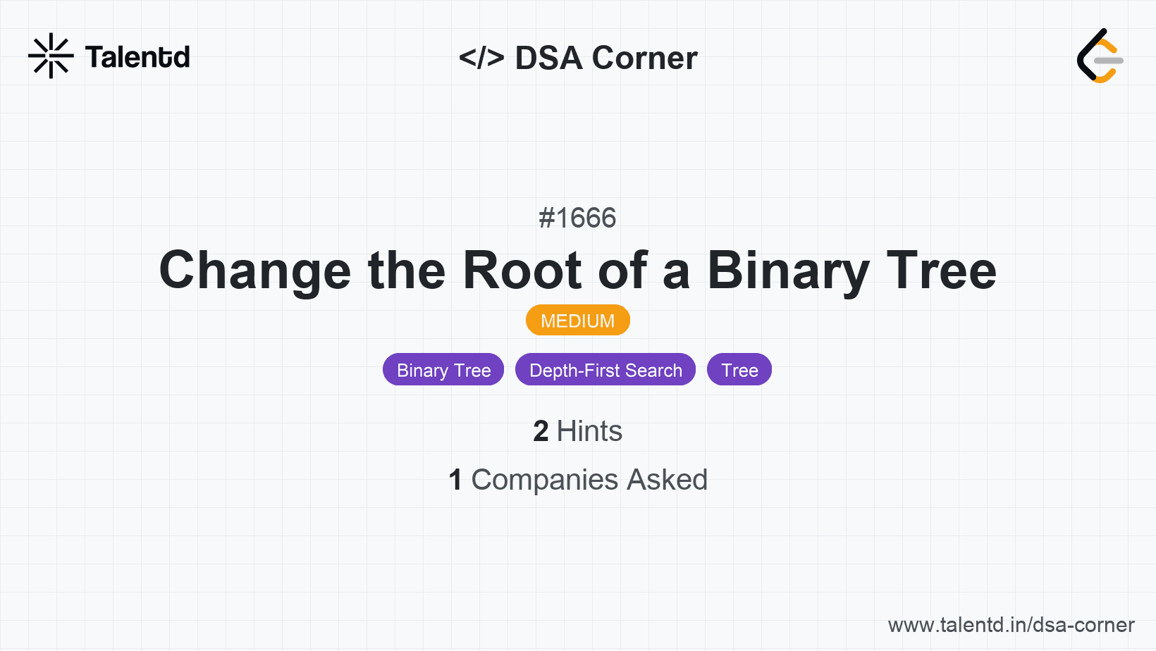 Problem visualization for Change the Root of a Binary Tree