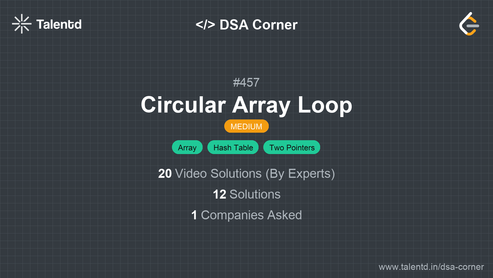 Problem visualization for Circular Array Loop