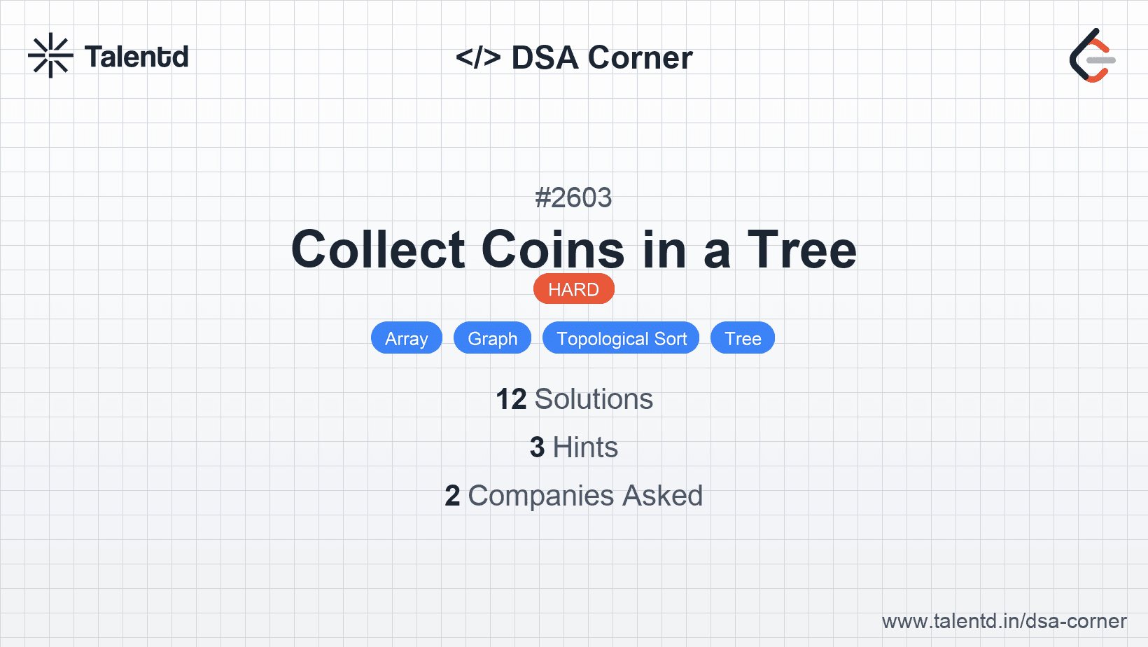 Problem visualization for Collect Coins in a Tree