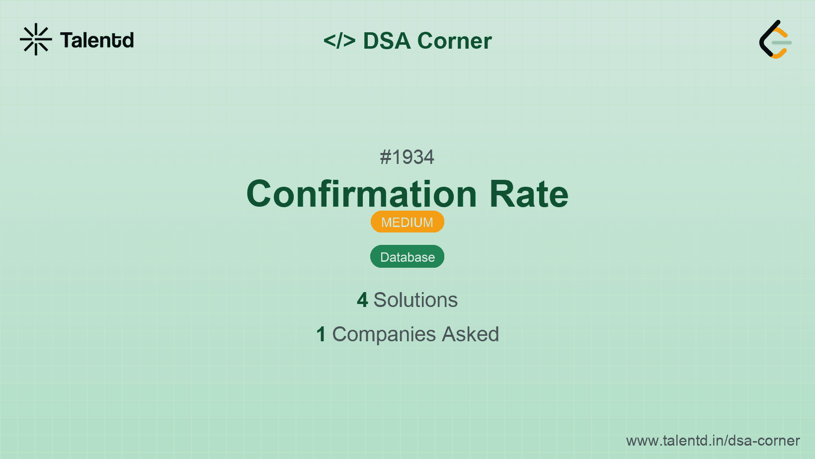 Problem visualization for Confirmation Rate