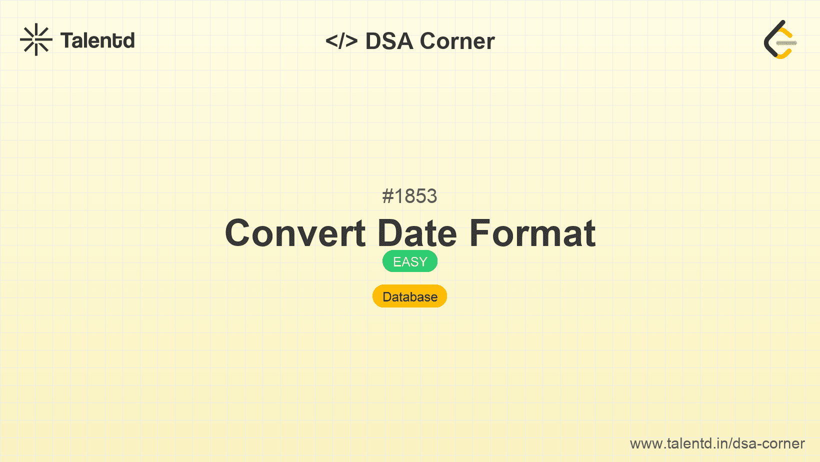 Problem visualization for Convert Date Format