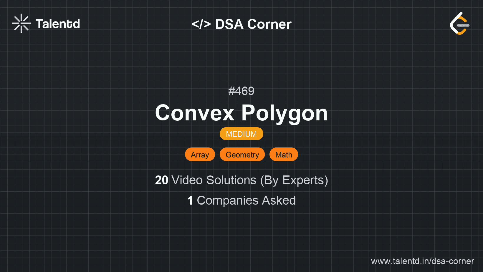 Problem visualization for Convex Polygon