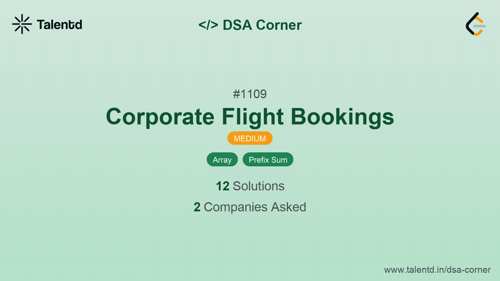 Problem visualization for Corporate Flight Bookings