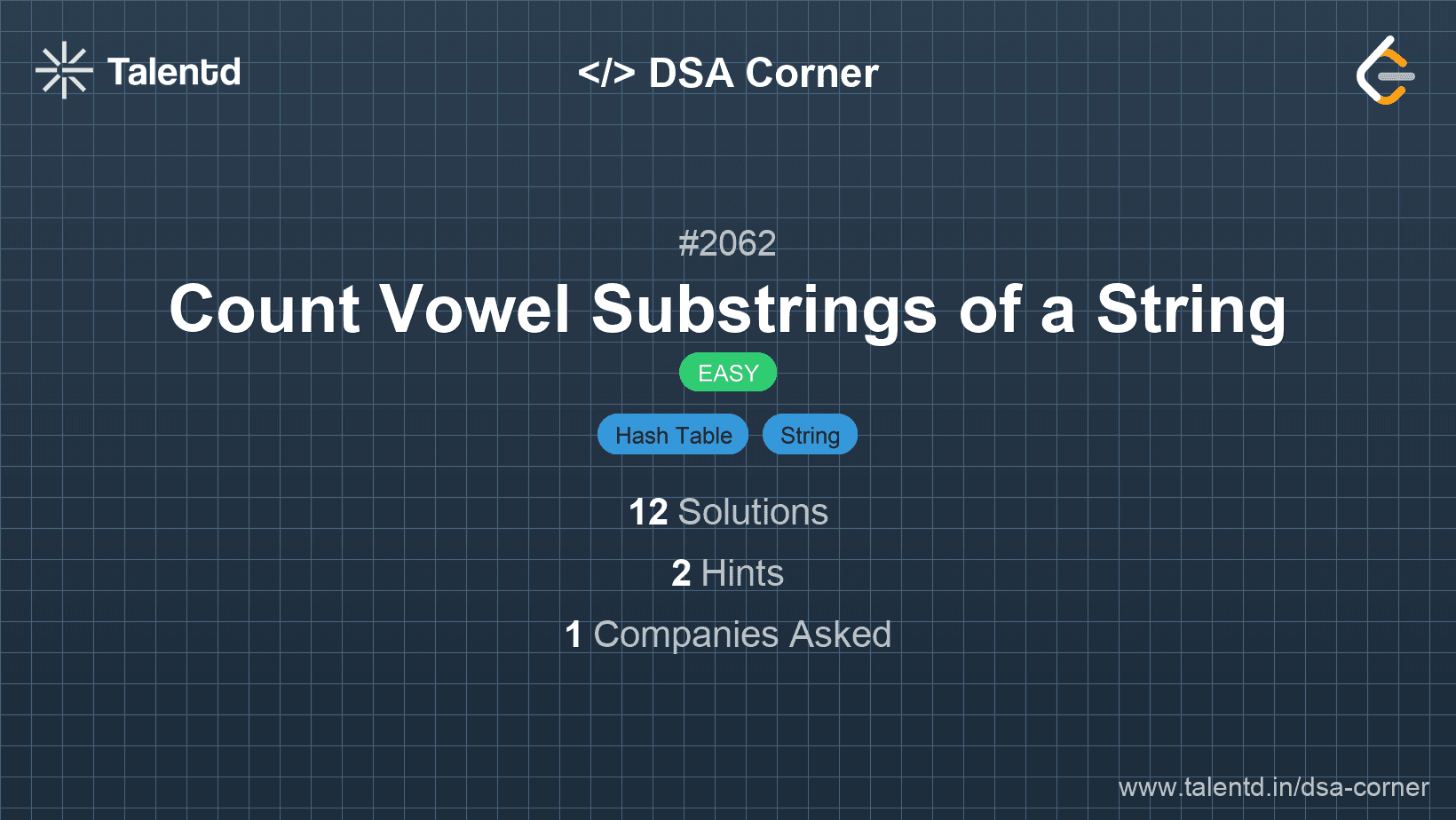 Problem visualization for Count Vowel Substrings of a String