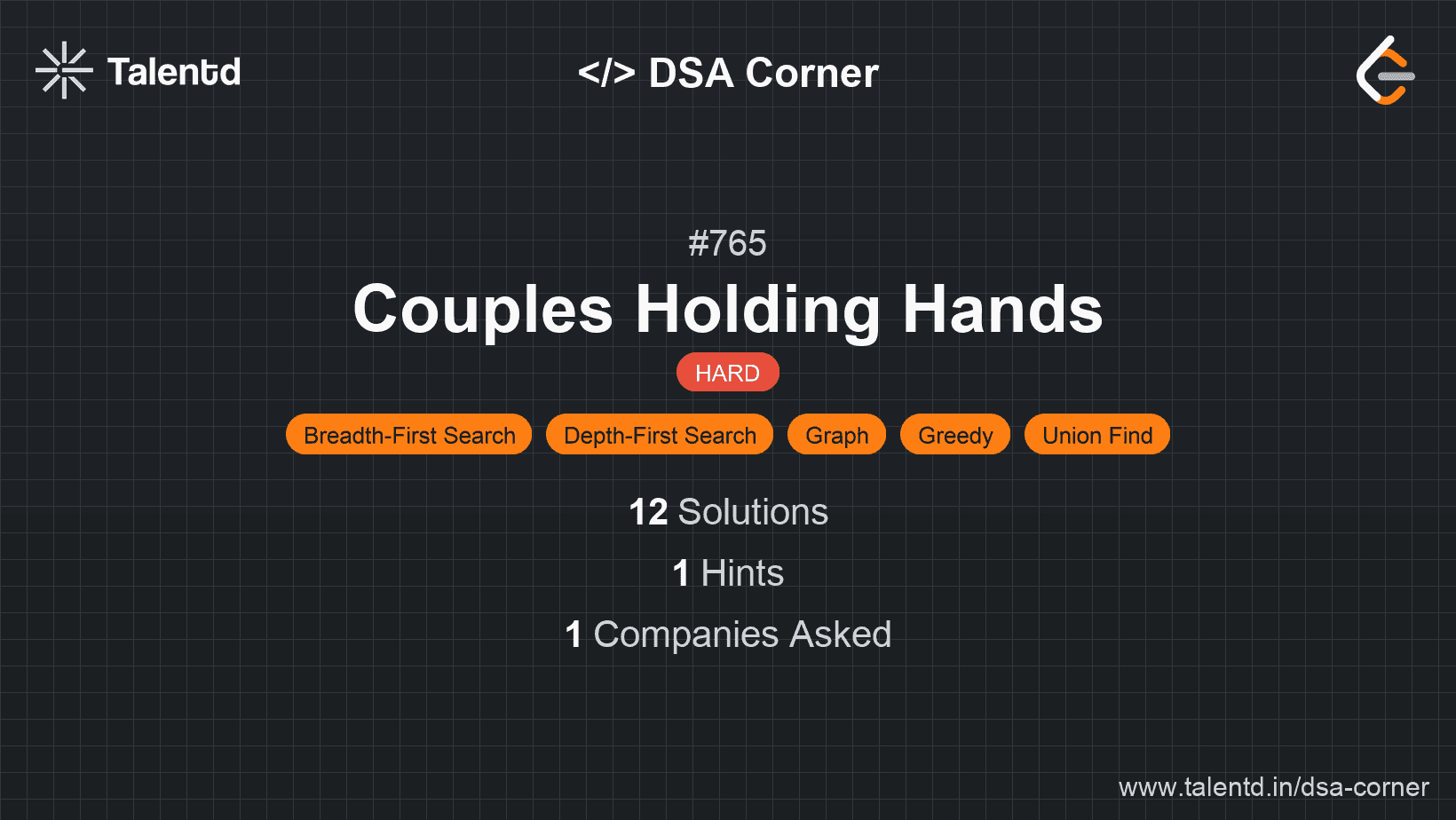 Problem visualization for Couples Holding Hands